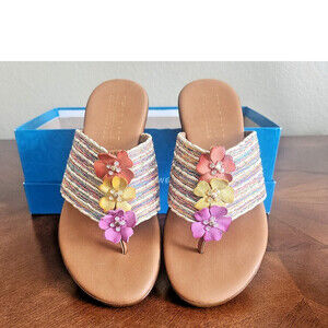 Italian Shoemakers Joya Summer Multi Color Sandal Size 6.5